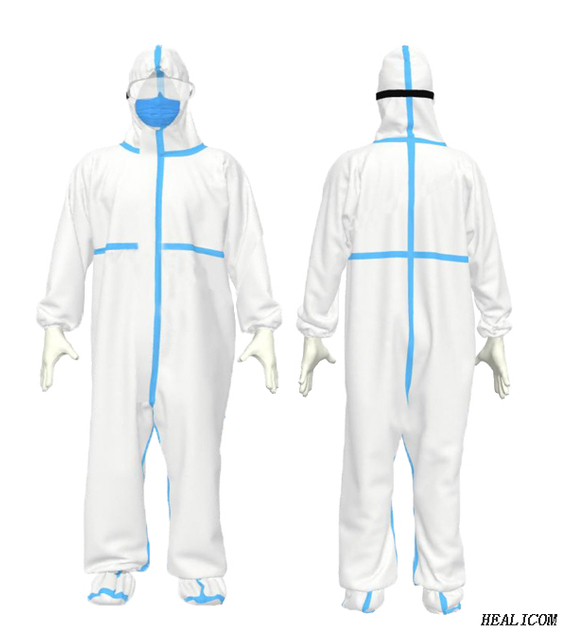 Vêtements de protection médicaux jetables pour le matériel d'urgence