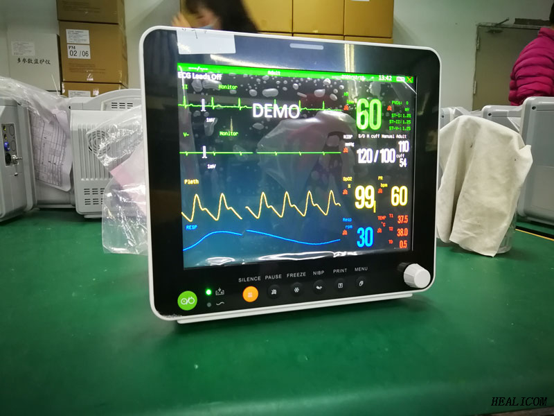 Buen precio monitor de paciente veterinario clínica veterinaria HV-12N