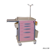 HET-79073B1-PK High quality ABS Hospital Furniture Emergency Trolley