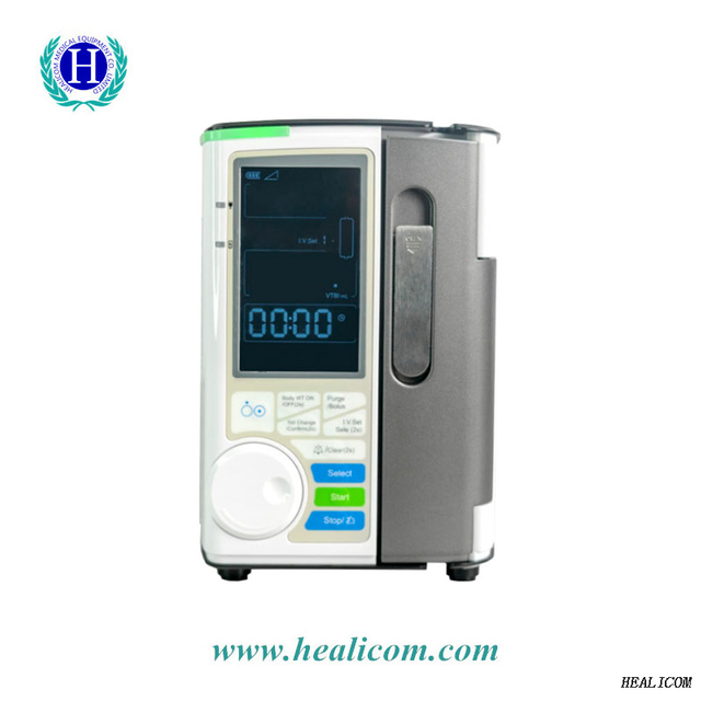 ราคาโรงงาน HSA513 อุปกรณ์โรงพยาบาลการแพทย์ 4.2 หน้าจอ LCD ขนาดใหญ่แบบพกพา Infusion Pump IV Infusion Pump