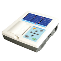 HE-03D/E Medical Portable 3 Channel 12 lead 7 inch Touch Screen ECG Machine