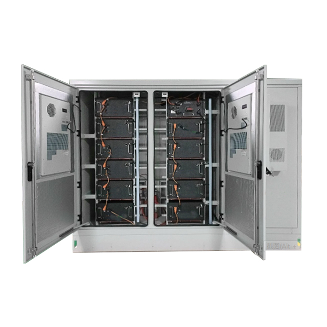 Kabinet Baterai Lithium Ion Bess 100kw Untuk Sistem Penyimpanan Energi Industial Dan Komersial Luar Ruangan