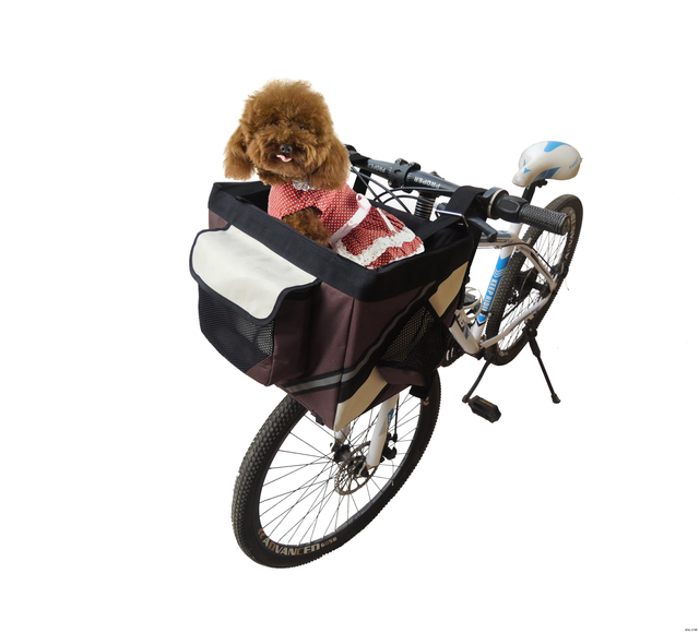 TPC0007 ตะกร้าจักรยานสัตว์เลี้ยงแบบพกพาคุณภาพสูงสำหรับสุนัขแมวจักรยานกระเป๋าใส่สัตว์เลี้ยง