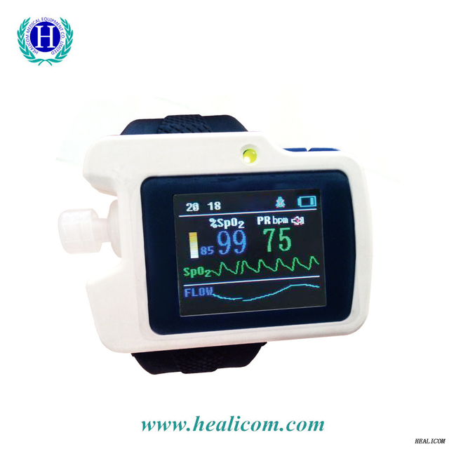 RS01 Màn hình bệnh nhân COPD, Máy đo màn hình ngưng thở khi ngủ, Máy dò đường hô hấp khi ngủ với phần mềm PC