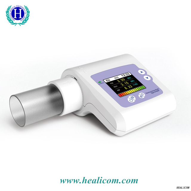 ที่ถูกที่สุด HSP10 แบบพกพาทางการแพทย์บลูทูธ spirometer พร้อม CE ISO