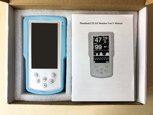Máy theo dõi bệnh nhân dấu hiệu quan trọng CA100 chất lượng cao Máy theo dõi ETCO2 SPO2 Handhold