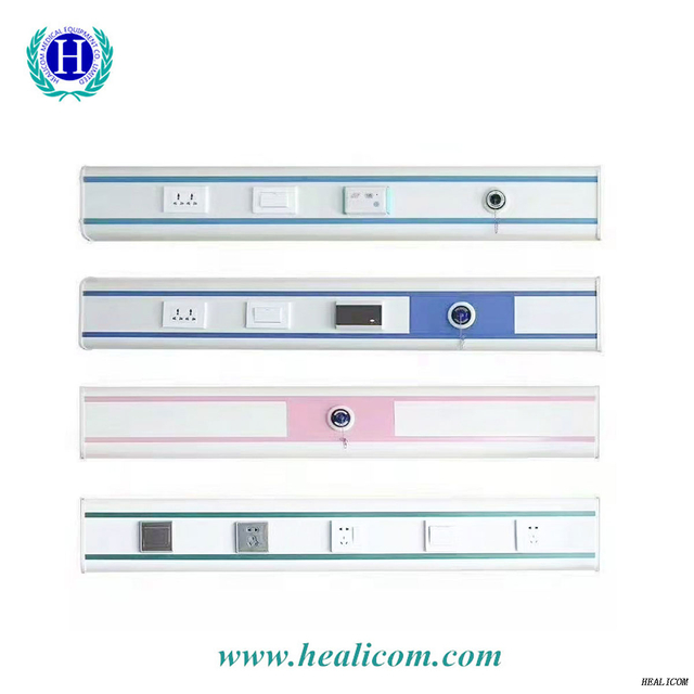 Unidade de cabeça de cama de painel de console de equipamento de gás medicinal para hospitais e cuidados médicos