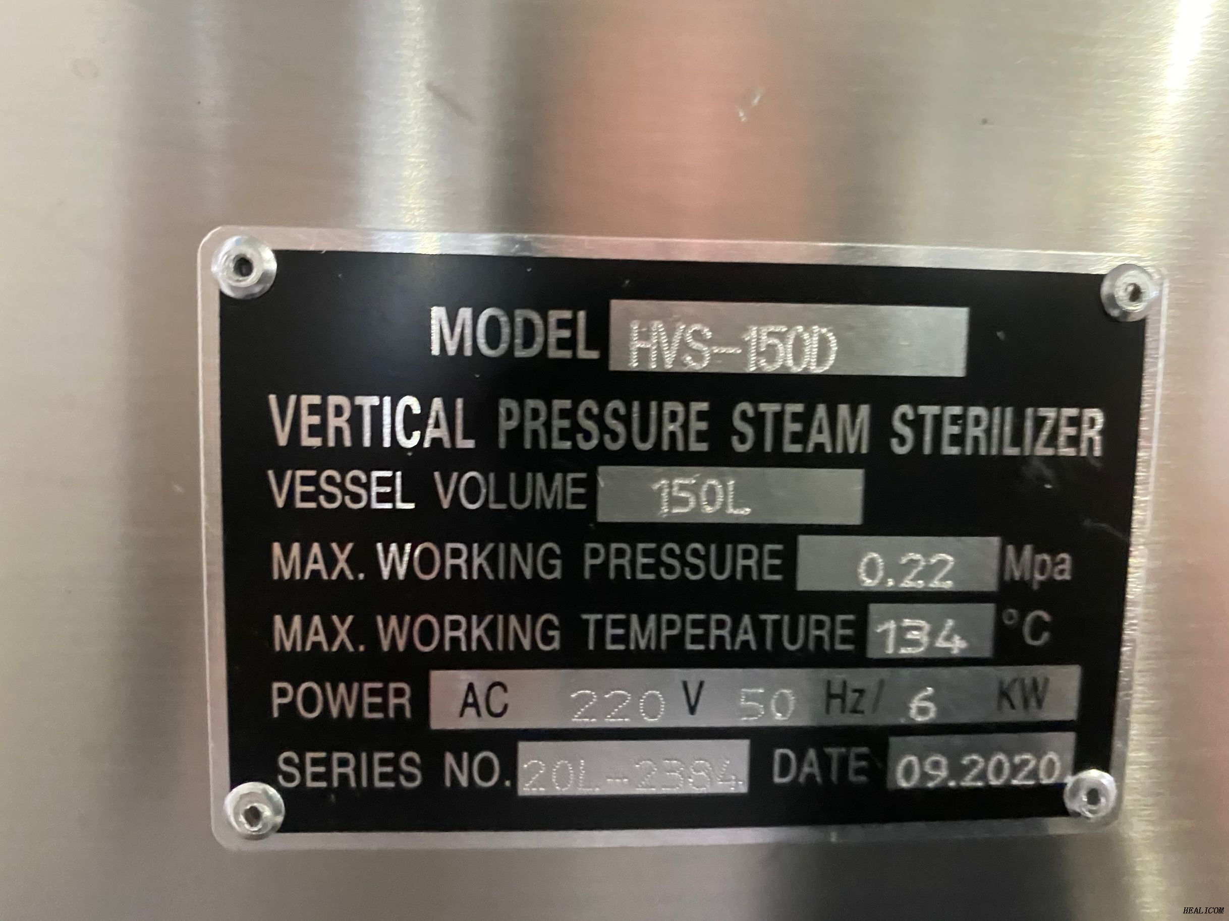 35L litros esterilizador de vapor de presión vertical autoclave vertical completamente automático