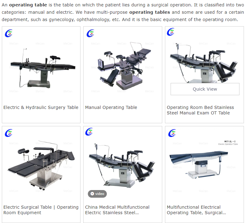 St&oacute;ł operacyjny MeCan