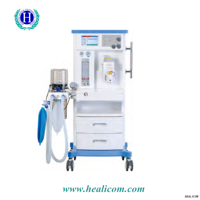 2021 Healicom อุปกรณ์ทางการแพทย์ขั้นสูง HA-6100D ICU เครื่องดมยาสลบระบบดมยาสลบ