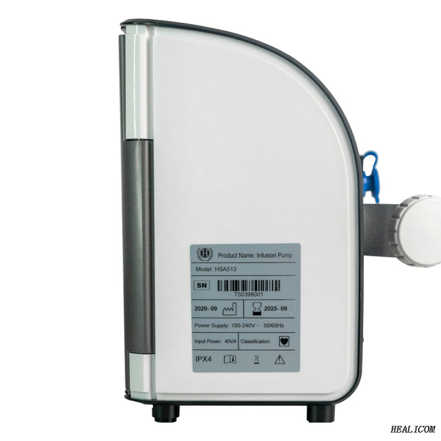 Giá xuất xưởng HSA513 Thiết bị bệnh viện y tế 4.2 Màn hình LCD lớn Bơm truyền điện di động Bơm truyền IV