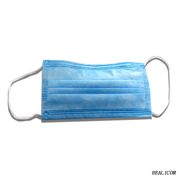 En Stock Chine Fabrication Virus Protection Médical Chirurgical 3 Plis Non-Tissé Masque Facial Jetable Masque De Protection Personnelle