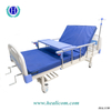 Лучшая цена Медицинское больничное оборудование DP-M002 ABS Регулируемая двухкривошипная ручная кровать пациента с ограждением