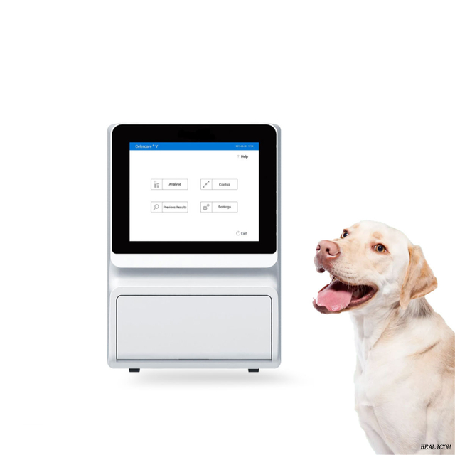 Analyseur de chimie du sang sur site V5 à usage animal de précision de haute précision Prix de l'analyseur de chimie vétérinaire entièrement automatique