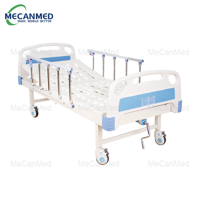 single-crank medical bed