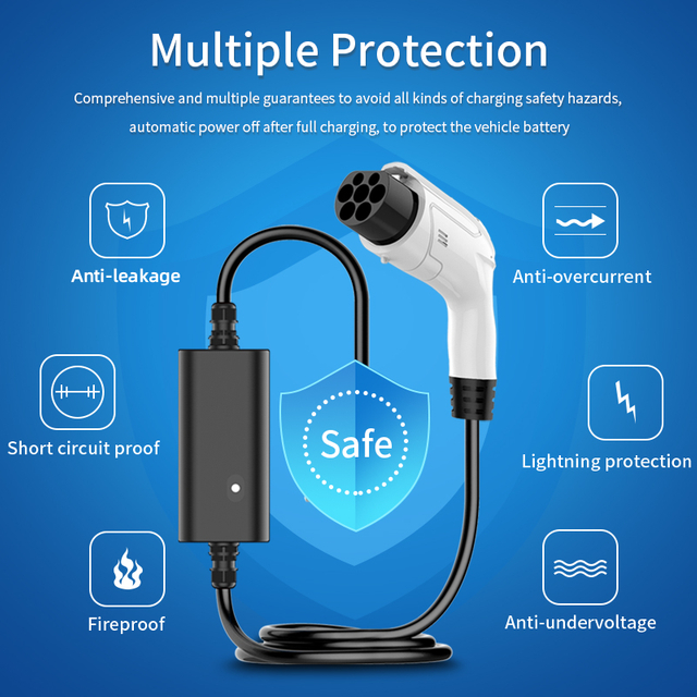 EV Charger 16A 3 Fase Mini EV Oplaadstations te koop
