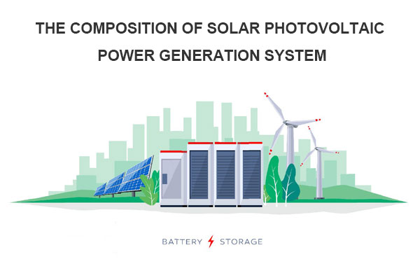 Welke apparatuur maakt deel uit van de samenstelling van een fotovoltaïsch energieopwekkingssysteem op zonne-energie?