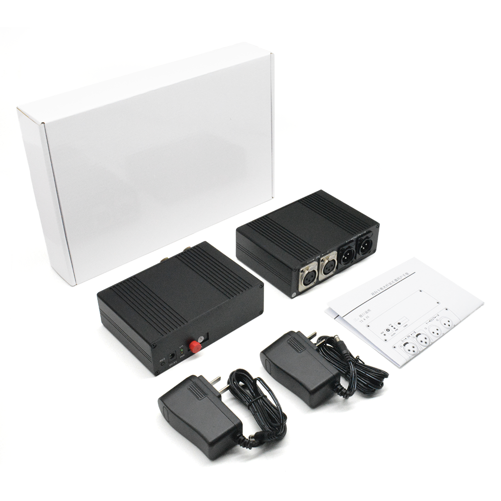 【M-CF202】Extensor de fibra de audio XLR bidireccional digital bidireccional