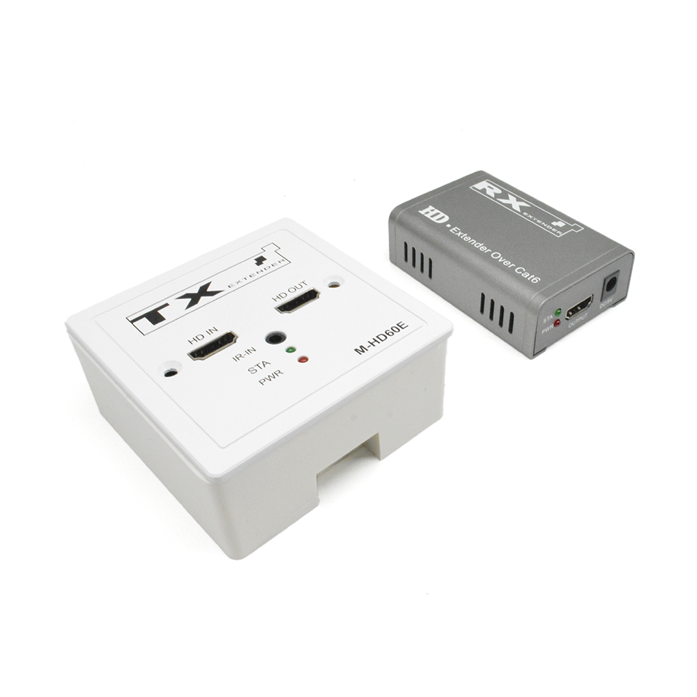 M-HD60E 86 panneaux POC IR boucle de sortie Cat5e/6 HD Extender