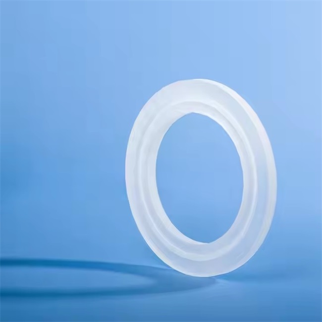 Grossiste d'anneaux &agrave; bride en verre de quartz sous vide blanc laiteux