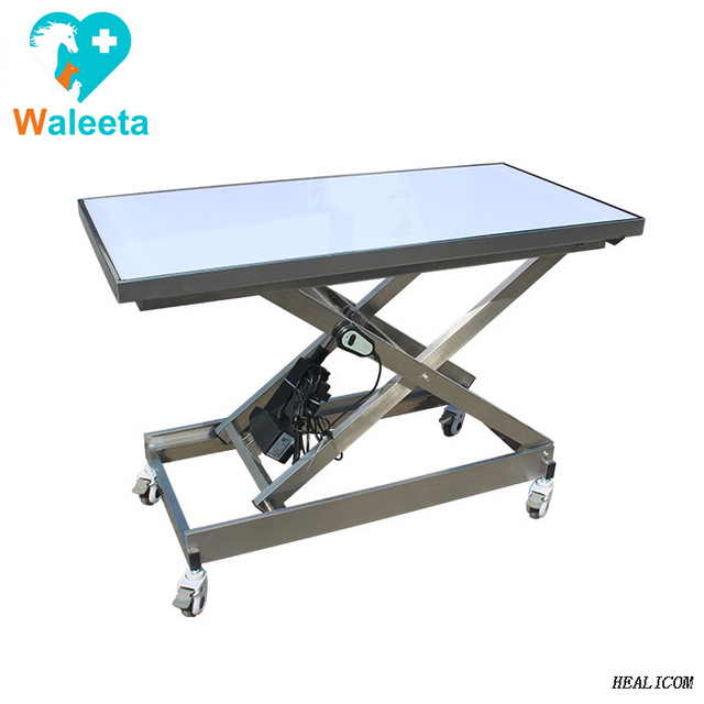 Нержавеющая сталь WT-30 304 подгоняет акриловый подъемный электрический ветеринарный операционный стол с электроприводом