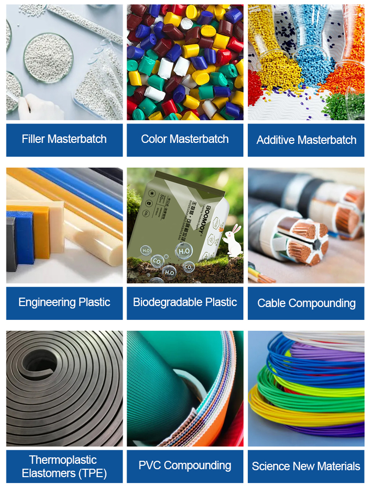 सिंगल स्क्रू एक्सट्रूडर के साथ प्लास्टिक रीसाइक्लिंग के लिए पीईटी ग्रेनुलेटर लाइन का अनुप्रयोग