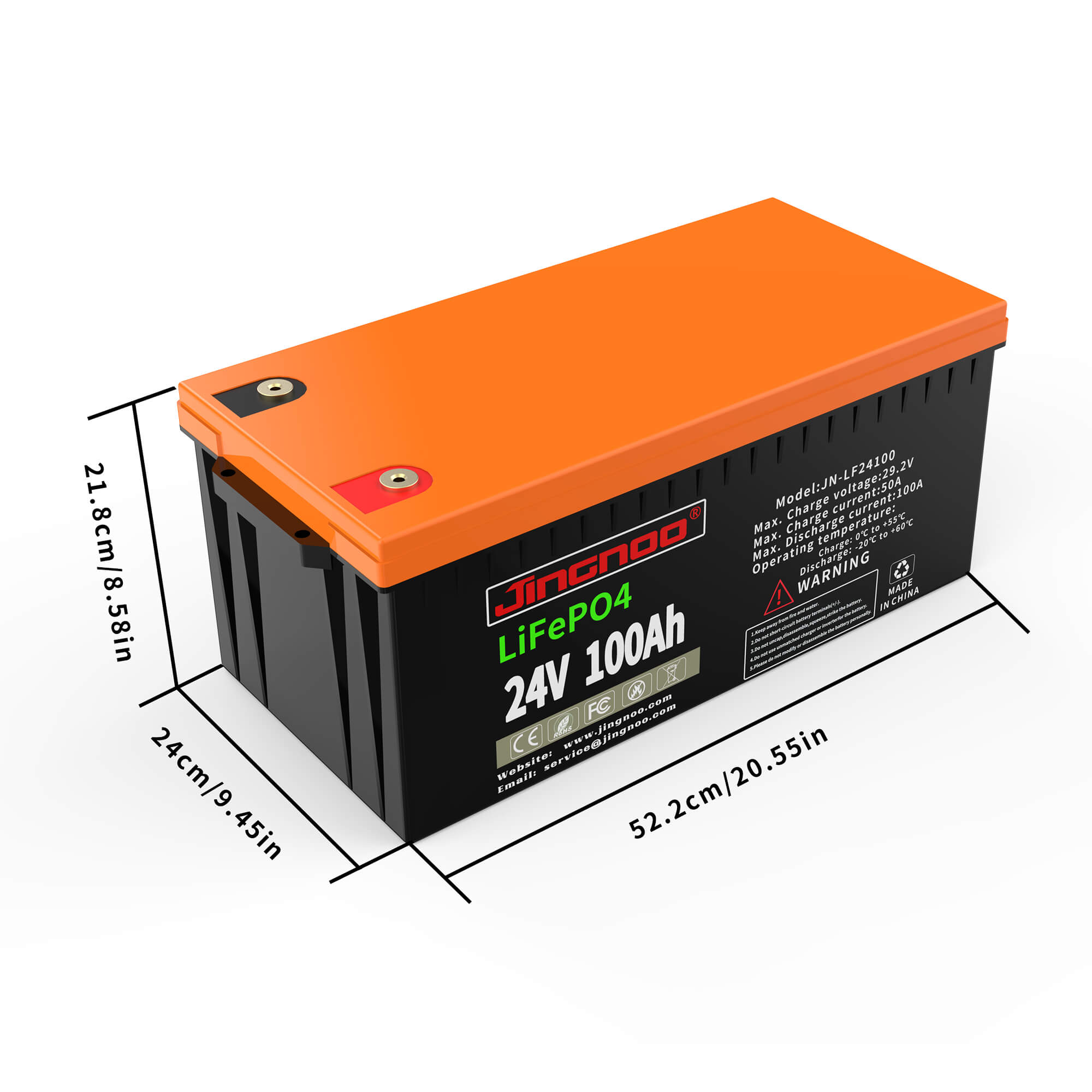 Paket Baterai 24V 100A LiFePO4 BMS Deep Cycle LFP Lithium Solar RV Marine Storage baterai li-ion