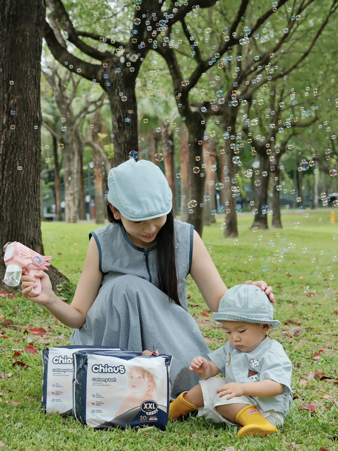 celana pull-up bayi dengan pewangi Susu efektif menutupi bau, cocok digunakan di tempat umum seperti restoran, taman, dan mall.