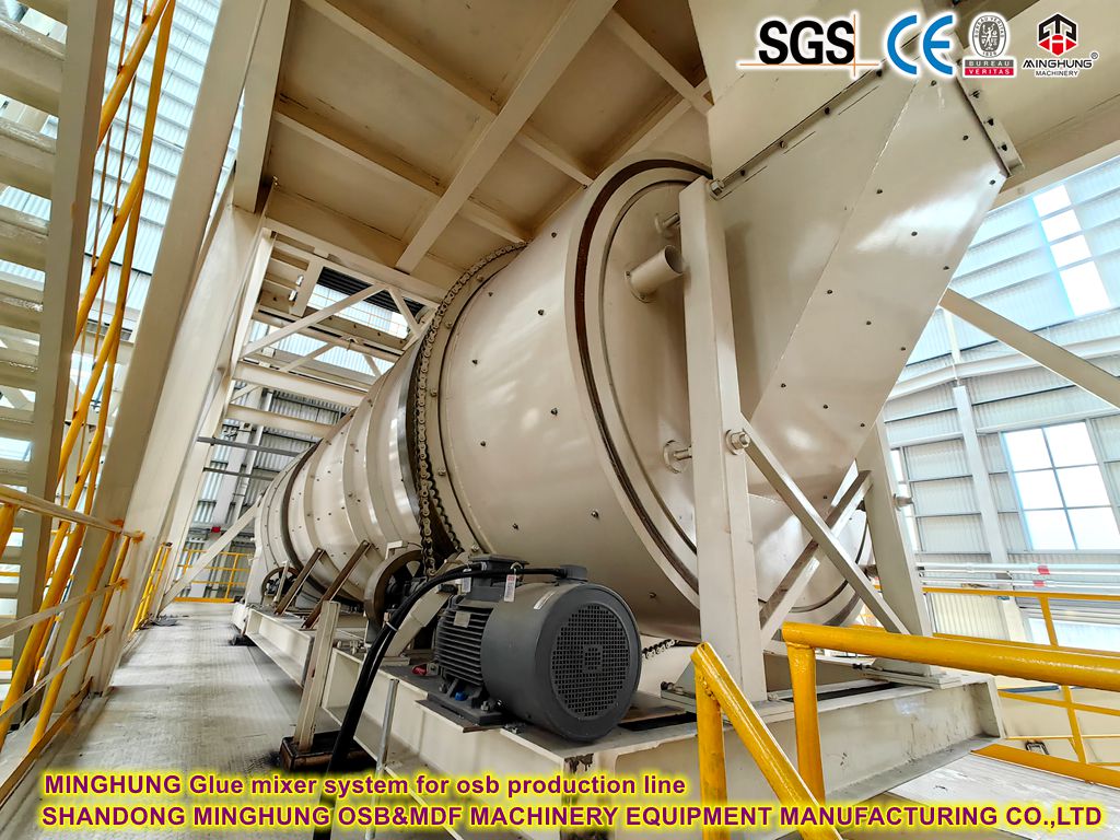 MINGHUNG Sistema de control de pegamento para l&iacute;nea de producci&oacute;n de osb