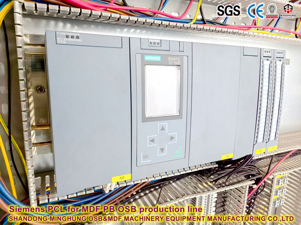 Siemens-SPS f&uuml;r die MDF-PB-OSB-Produktionslinie