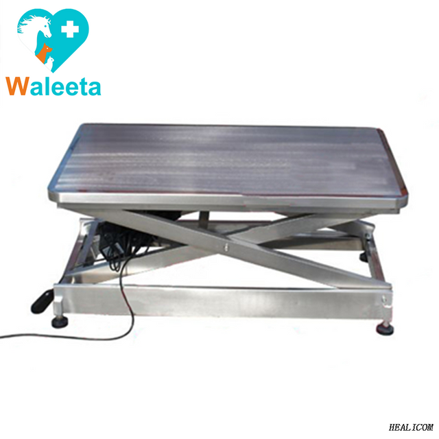 Acier inoxydable WT-29 Personnaliser Ascenseur électrique Imperméabilisation Table d'opération vétérinaire électrique facile à nettoyer