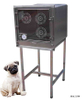 El acero inoxidable WT-47 equipa el orificio de ventilación ajustable Personaliza la jaula del perro del animal doméstico
