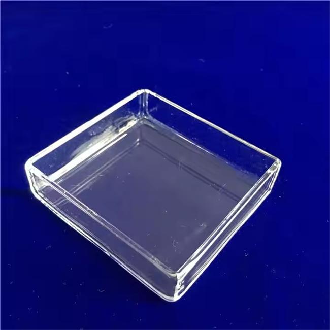 Zeer zuivere transparante kwartscultuurschaal