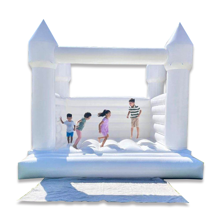White Bounce House Hüpfburg
