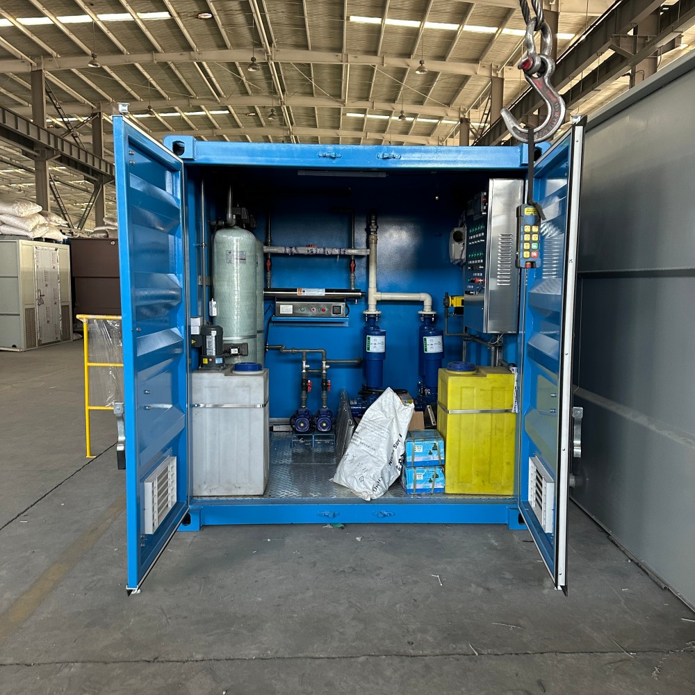 Containerized Domestic Wastewater Treatment System MBBRとDAFを備えたコンテナ型廃水処理プラント