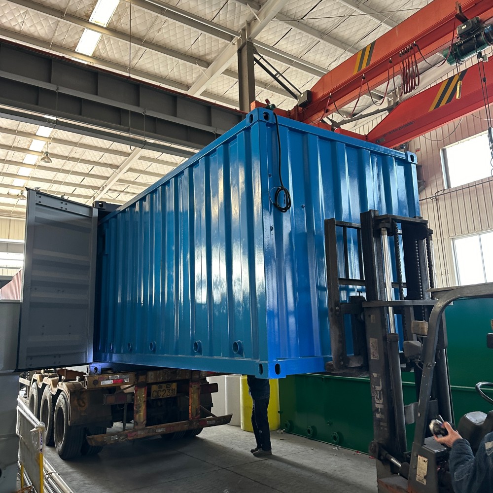 Containerized Domestic Wastewater Treatment System MBBRとDAFを備えたコンテナ型廃水処理プラント
