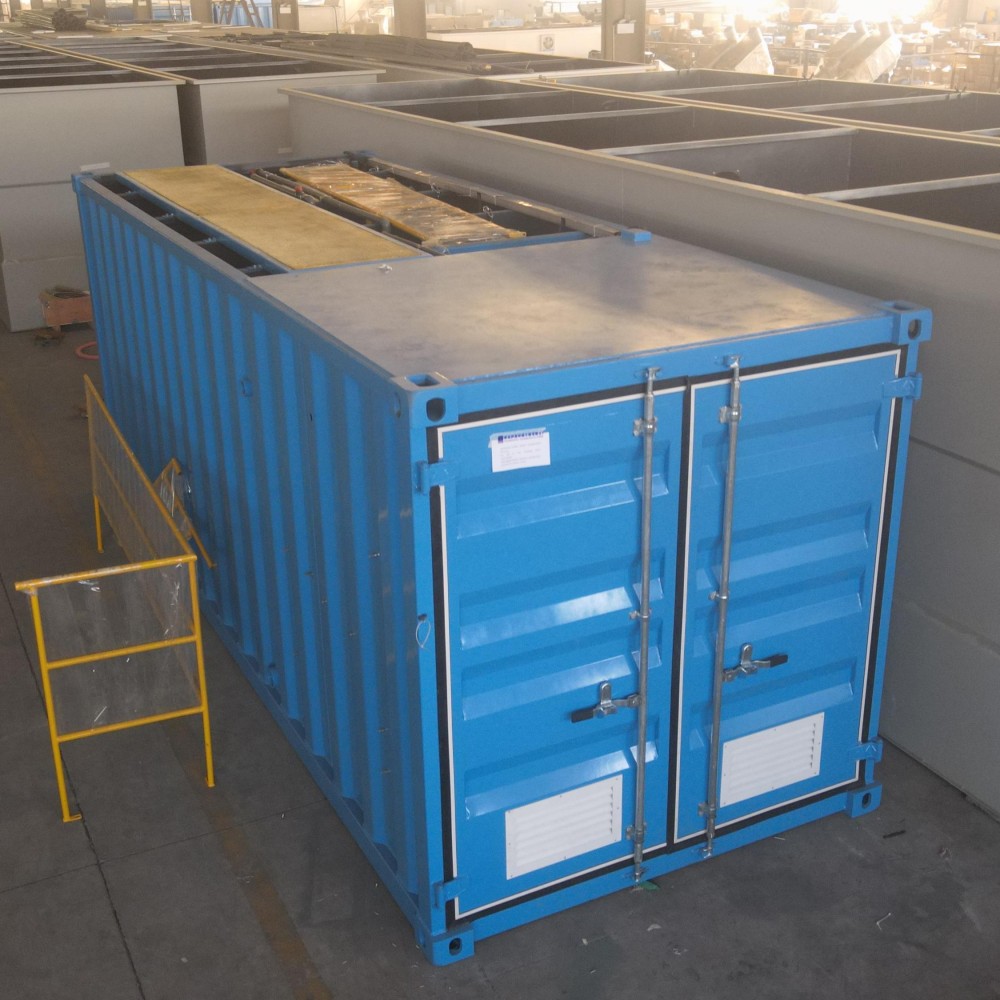 Containerized Domestic Wastewater Treatment System MBBRとDAFを備えたコンテナ型廃水処理プラント