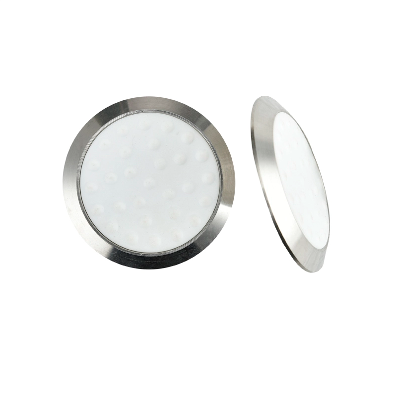 Perni indicatori tattili in acciaio inossidabile di altezza 3 mm con inserto in PU per pavimentazione con avvertenza stradale