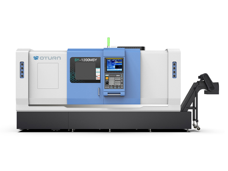 Double spindle turning center နှစ်ချက်ဗိုင်းလိပ်တံအလှည့်စင်တာ
