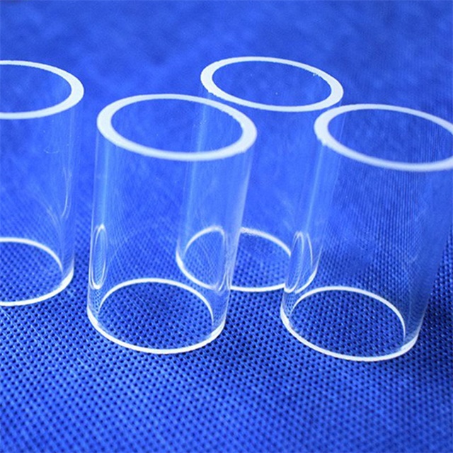 Tube de quartz millim&eacute;trique personnalis&eacute; r&eacute;sistant &agrave; la corrosion acide et alcaline