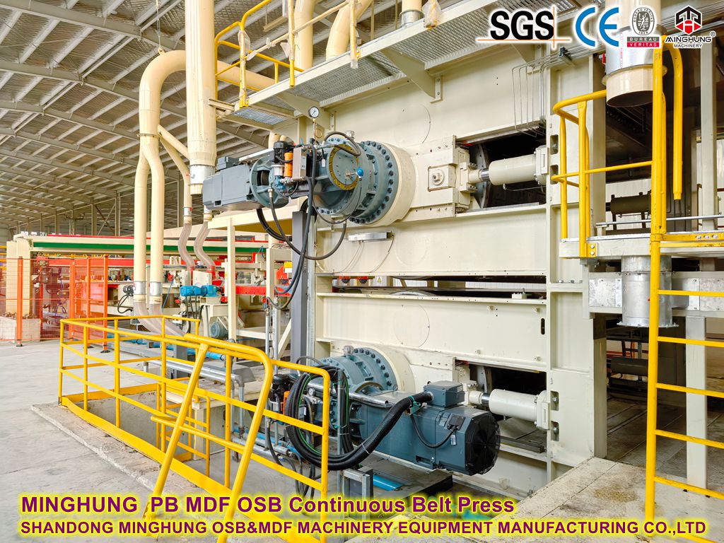 مكبس الحزام المستمر MINGHUNG PB MDF OSB