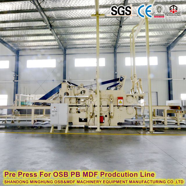 MINGHUNG Pre Press For OSB PB MDF Prodcution Line