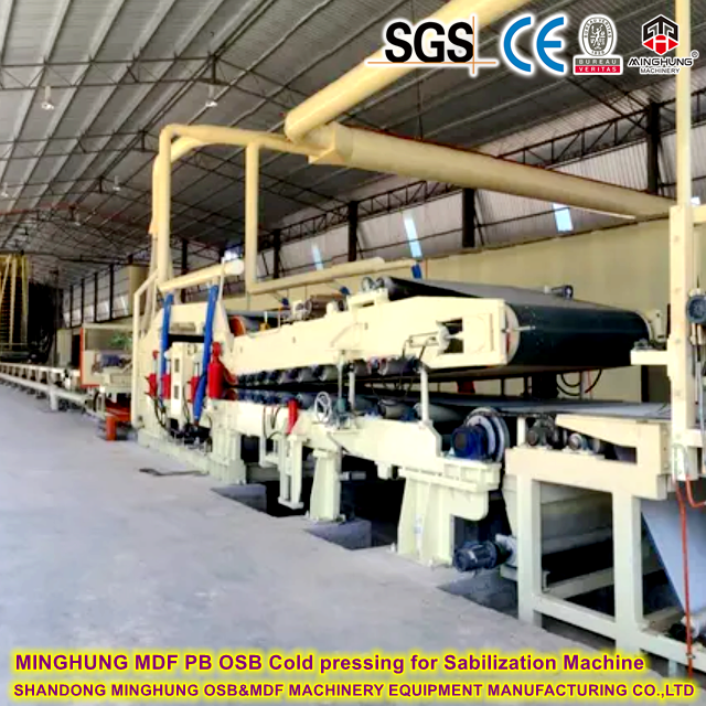 MINGHUNG MDF OSB PB Холодне пресування для сабілізаційної машини