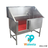 WT-11 304 In Acciaio Inox Medico Pet Toelettatura Attrezzature Per Il Bagno Vasca Da Bagno Animale Veterinario Veterinaria Scorrevole-Lavello Da Bagno