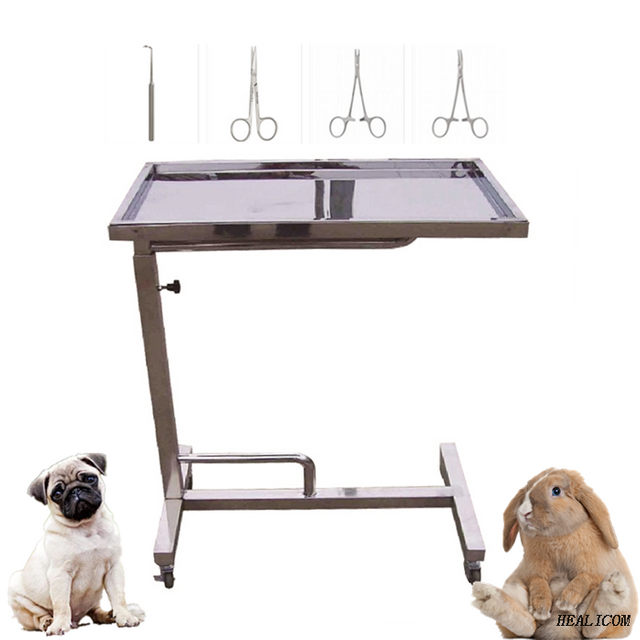 Meilleur prix WJF-01 Vet plateaux d'instruments chirurgicaux en acier inoxydable pour chien et chat