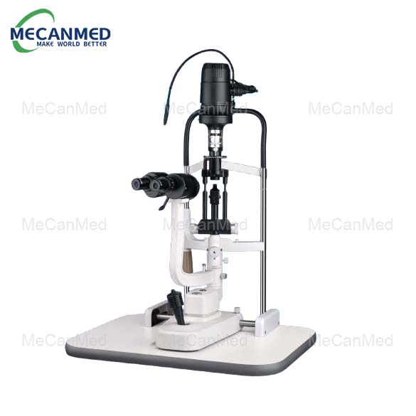 2 L&eacute;ngkah Magnifications Slit Lampu Mikroskop