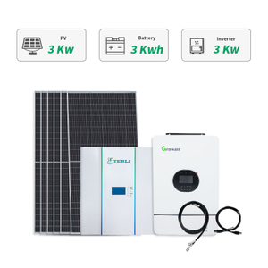Goedkope prijs 3KW Mini Off Grid Home zonne-energiesysteem