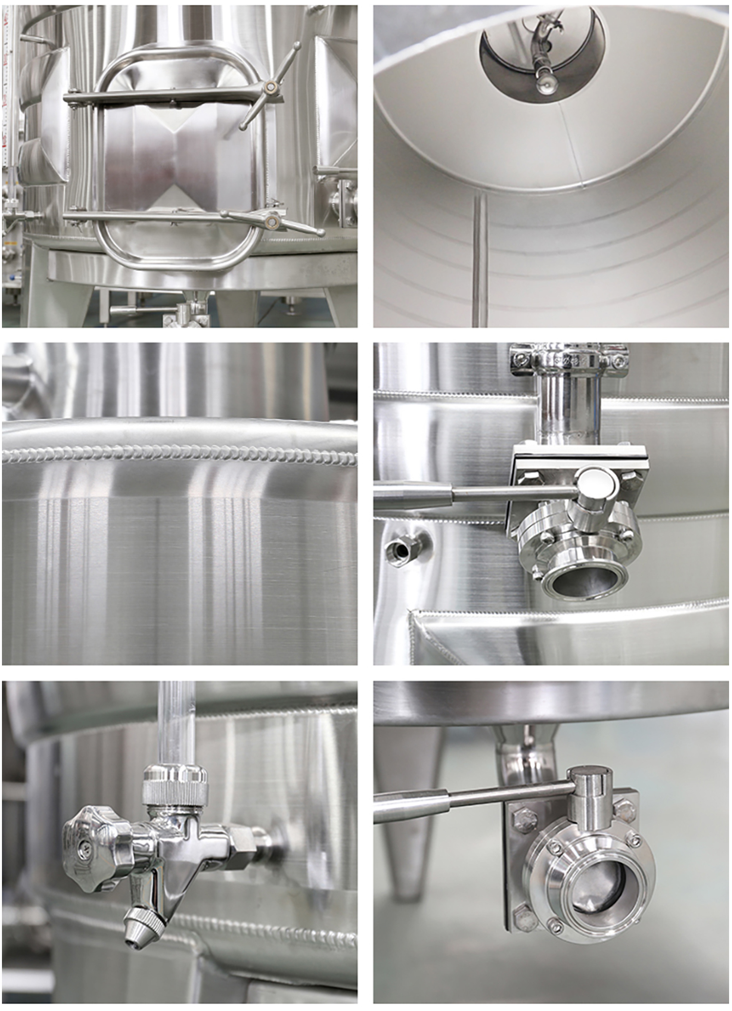 Konischer Apfelwein-G&auml;rtank aus Edelstahl