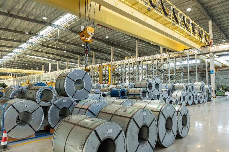 Kaltgewalzter, nicht kornorientierter Siliziumstahl