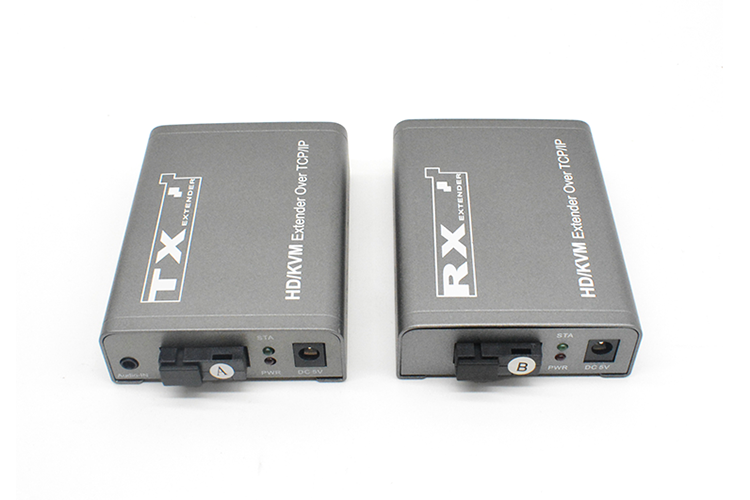 M-HF100U-A KVM TCP/IP IR موسع ألياف الصوت عالي الدقة المستقل